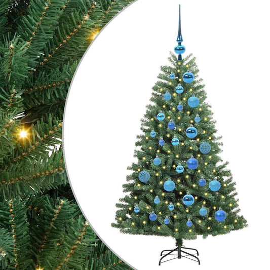 Artificial Hinged Christmas Tree Green 120 cm PVC and Metal Artificial Hinged Christmas Tree Green 120 cm PVC and Metal