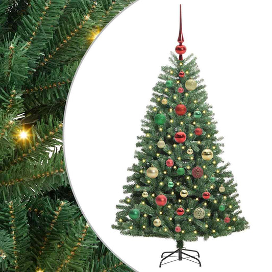 Artificial Hinged Christmas Tree Green 120 cm PVC and Metal Artificial Hinged Christmas Tree Green 120 cm PVC and Metal