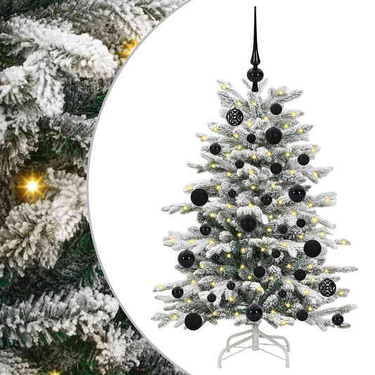 Artificial Hinged Christmas Tree White 120 cm PE and PVC Artificial Hinged Christmas Tree White 120 cm PE and PVC
