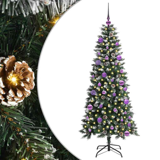 Artificial Christmas Tree with 150 LEDs with Stand Green 150 cm Artificial Christmas Tree with 150 LEDs with Stand Green 150 cm