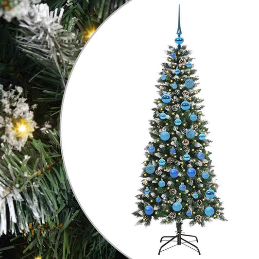 Artificial Christmas Tree with 150 LEDs with Stand Green 150 cm Artificial Christmas Tree with 150 LEDs with Stand Green 150 cm