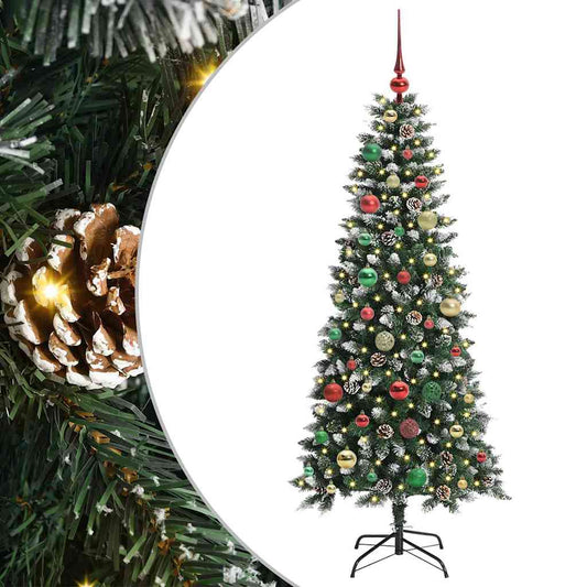 Artificial Christmas Tree with 150 LEDs with Stand Green 150 cm Artificial Christmas Tree with 150 LEDs with Stand Green 150 cm