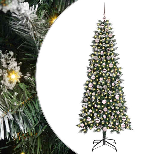 Artificial Christmas Tree with 300 LEDs with Stand Green 180 cm Artificial Christmas Tree with 300 LEDs with Stand Green 180 cm