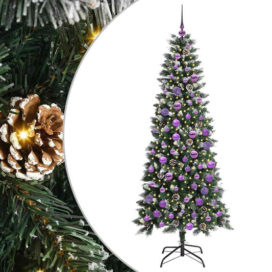 Artificial Christmas Tree with 300 LEDs with Stand Green 180 cm Artificial Christmas Tree with 300 LEDs with Stand Green 180 cm