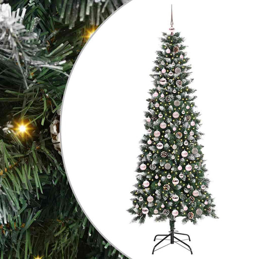 Artificial Christmas Tree with 300 LEDs with Stand Green 210 cm Artificial Christmas Tree with 300 LEDs with Stand Green 210 cm