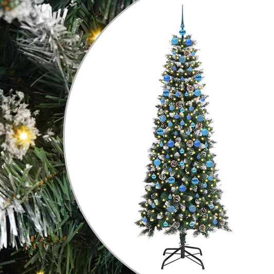 Artificial Christmas Tree with 300 LEDs with Stand Green 210 cm Artificial Christmas Tree with 300 LEDs with Stand Green 210 cm