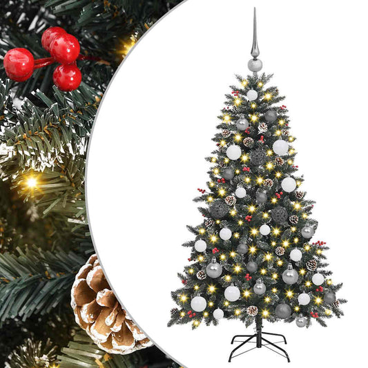 Artificial Christmas Tree with 150 LEDs with Stand Green 120 cm Artificial Christmas Tree with 150 LEDs with Stand Green 120 cm