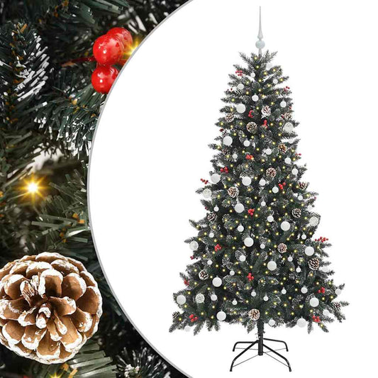 Artificial Christmas Tree with 300 LEDs with Stand Green 180 cm Artificial Christmas Tree with 300 LEDs with Stand Green 180 cm