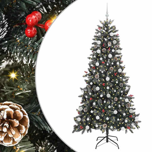Artificial Christmas Tree with 300 LEDs with Stand Green 210 cm Artificial Christmas Tree with 300 LEDs with Stand Green 210 cm