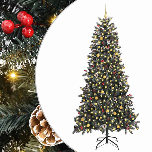 Artificial Christmas Tree with 300 LEDs with Stand Green 240 cm Artificial Christmas Tree with 300 LEDs with Stand Green 240 cm