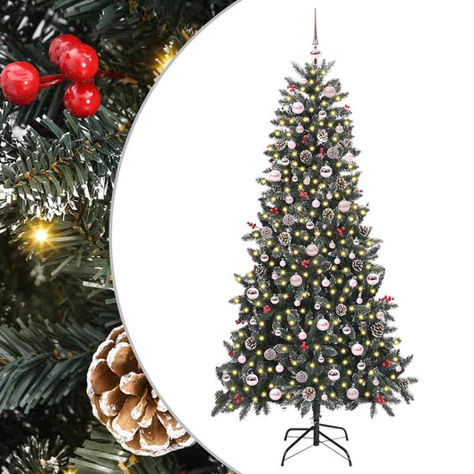 Artificial Christmas Tree with 300 LEDs with Stand Green 240 cm Artificial Christmas Tree with 300 LEDs with Stand Green 240 cm