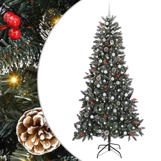 Artificial Christmas Tree with 300 LEDs with Stand Green 240 cm Artificial Christmas Tree with 300 LEDs with Stand Green 240 cm