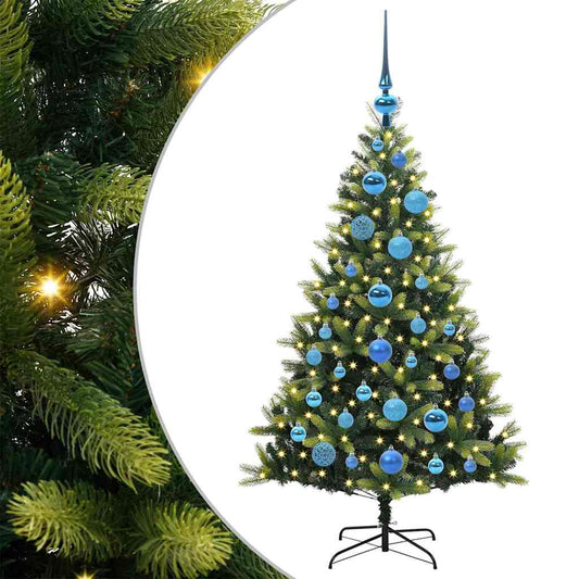 Artificial Hinged Christmas Tree 150 LEDs Green 120 cm Artificial Hinged Christmas Tree 150 LEDs Green 120 cm