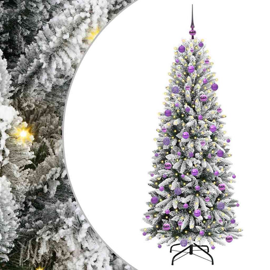 Artificial Christmas Tree with 300 LEDs with Stand White 180 cm Artificial Christmas Tree with 300 LEDs with Stand White 180 cm