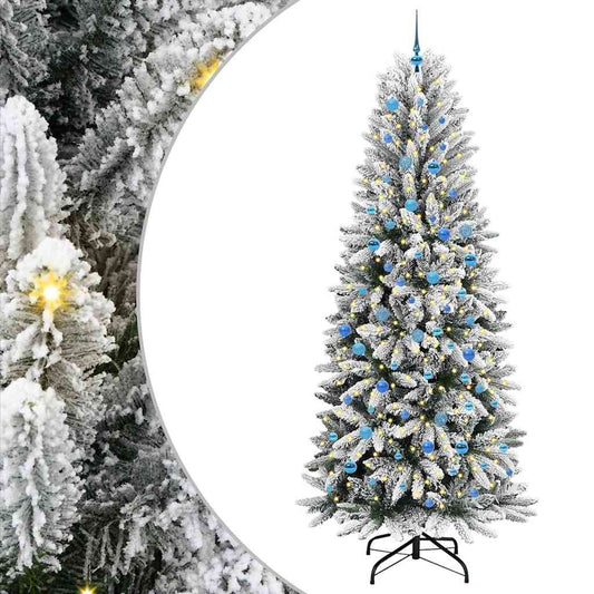 Artificial Christmas Tree with 300 LEDs with Stand White 240 cm Artificial Christmas Tree with 300 LEDs with Stand White 240 cm