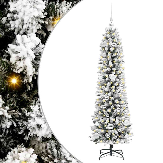 Artificial Christmas Tree with 150 LEDs with Stand White 150 cm Artificial Christmas Tree with 150 LEDs with Stand White 150 cm