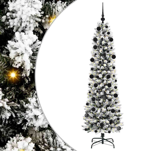 Artificial Christmas Tree with 300 LEDs with Stand White 210 cm Artificial Christmas Tree with 300 LEDs with Stand White 210 cm