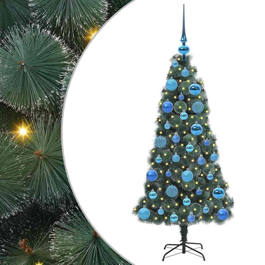 Artificial Pre-lit Christmas Tree with Ball Set Green 120 cm Artificial Pre-lit Christmas Tree with Ball Set Green 120 cm