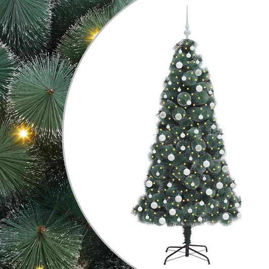 Artificial Pre-lit Christmas Tree with Ball Set Green 180 cm Artificial Pre-lit Christmas Tree with Ball Set Green 180 cm
