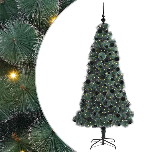 Artificial Pre-lit Christmas Tree with Ball Set Green 210 cm Artificial Pre-lit Christmas Tree with Ball Set Green 210 cm