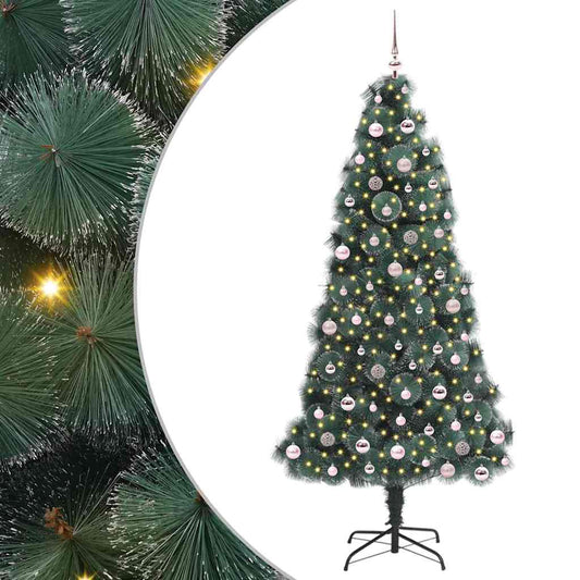 Artificial Pre-lit Christmas Tree with Ball Set Green 240 cm Artificial Pre-lit Christmas Tree with Ball Set Green 240 cm