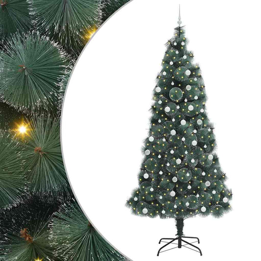 Artificial Pre-lit Christmas Tree with Ball Set Green 240 cm Artificial Pre-lit Christmas Tree with Ball Set Green 240 cm