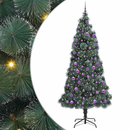 Artificial Pre-lit Christmas Tree with Ball Set Green 240 cm Artificial Pre-lit Christmas Tree with Ball Set Green 240 cm