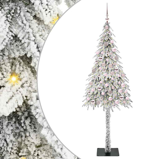 Christmas Tree with 300 LEDs White 180 cm PE and Steel Christmas Tree with 300 LEDs White 180 cm PE and Steel