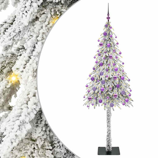 Christmas Tree with 300 LEDs White 180 cm PE and Steel Christmas Tree with 300 LEDs White 180 cm PE and Steel