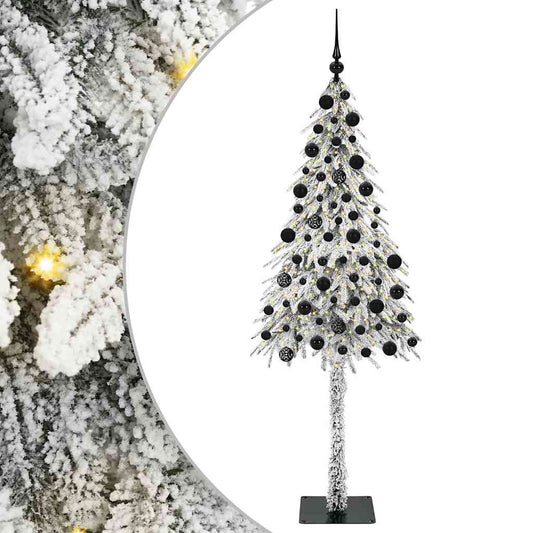 Christmas Tree with 300 LEDs White 210 cm PE and Steel Christmas Tree with 300 LEDs White 210 cm PE and Steel