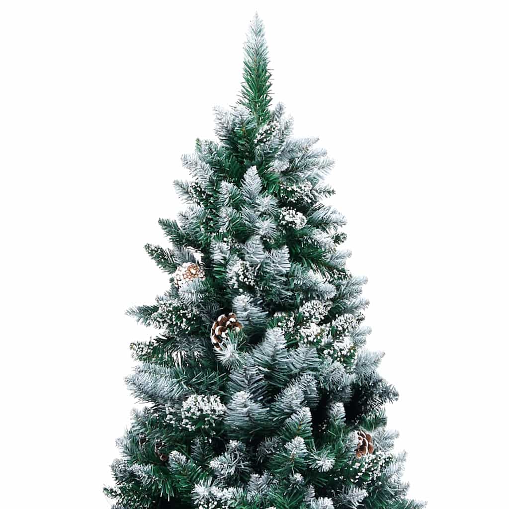 Artificial Christmas Tree with 300 LEDs with Stand Green 240 cm