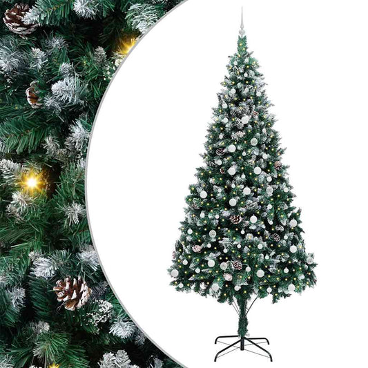Artificial Christmas Tree with 300 LEDs with Stand Green 240 cm Artificial Christmas Tree with 300 LEDs with Stand Green 240 cm