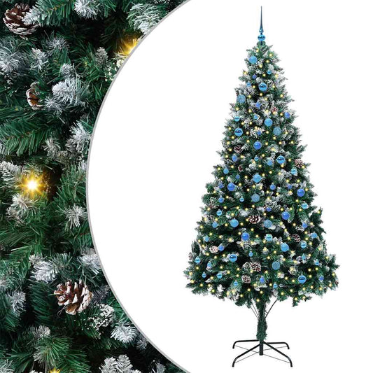 Artificial Christmas Tree with 300 LEDs with Stand Green 240 cm Artificial Christmas Tree with 300 LEDs with Stand Green 240 cm