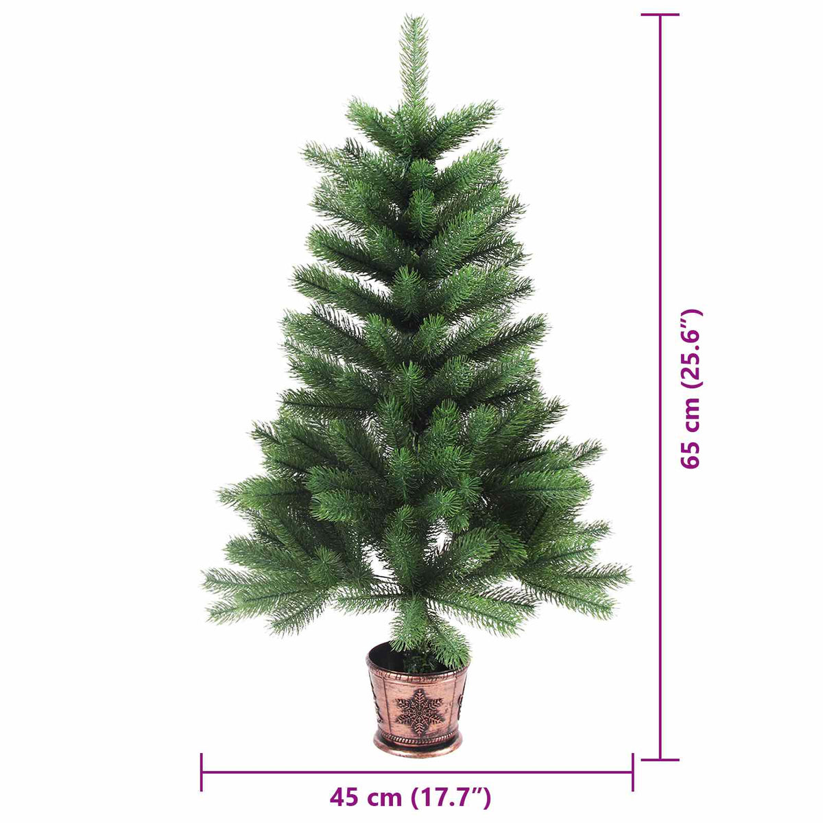 Christmas Tree Green 65 cm PE