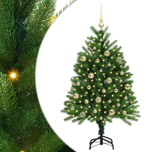 Christmas Tree with 150 LEDs with Stand Green 120 cm PE Christmas Tree with 150 LEDs with Stand Green 120 cm PE