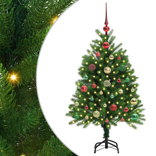 Christmas Tree with 150 LEDs with Stand Green 120 cm PE Christmas Tree with 150 LEDs with Stand Green 120 cm PE