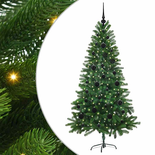 Christmas Tree with 150 LEDs with Stand Green 150 cm PE Christmas Tree with 150 LEDs with Stand Green 150 cm PE