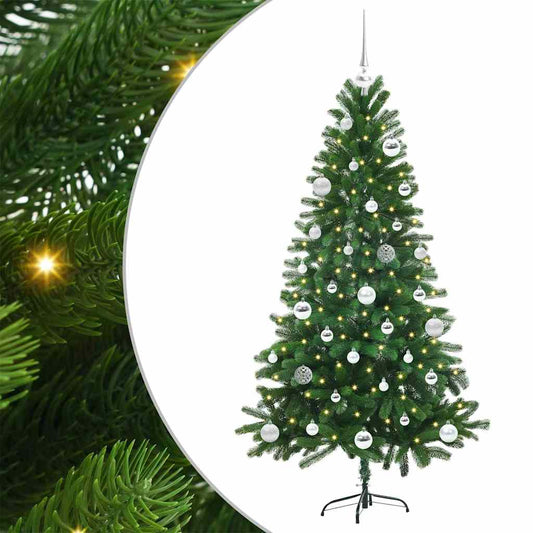 Christmas Tree with 150 LEDs with Stand Green 150 cm PE Christmas Tree with 150 LEDs with Stand Green 150 cm PE