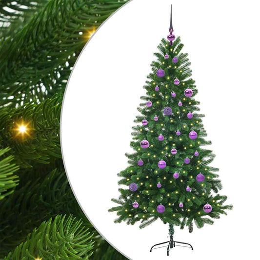 Christmas Tree with 150 LEDs with Stand Green 150 cm PE Christmas Tree with 150 LEDs with Stand Green 150 cm PE
