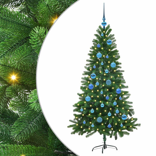 Christmas Tree with 150 LEDs with Stand Green 150 cm PE Christmas Tree with 150 LEDs with Stand Green 150 cm PE