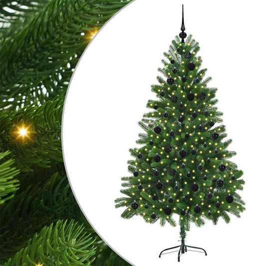Christmas Tree with 300 LEDs with Stand Green 180 cm PE Christmas Tree with 300 LEDs with Stand Green 180 cm PE