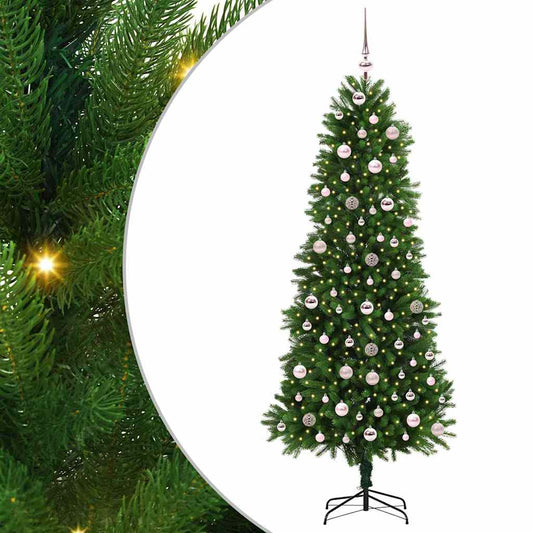 Christmas Tree with 300 LEDs with Stand Green 240 cm PE Christmas Tree with 300 LEDs with Stand Green 240 cm PE