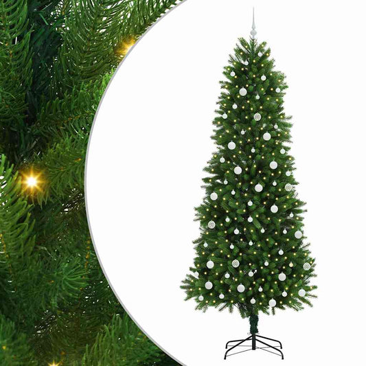 Christmas Tree with 300 LEDs with Stand Green 240 cm PE Christmas Tree with 300 LEDs with Stand Green 240 cm PE
