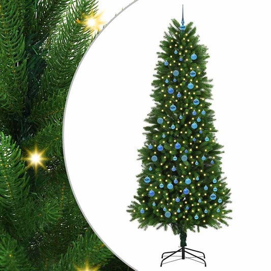 Christmas Tree with 300 LEDs with Stand Green 240 cm PE Christmas Tree with 300 LEDs with Stand Green 240 cm PE