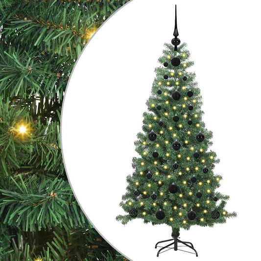 Christmas Tree with 150 LEDs with Stand Green 120 cm PVC Christmas Tree with 150 LEDs with Stand Green 120 cm PVC