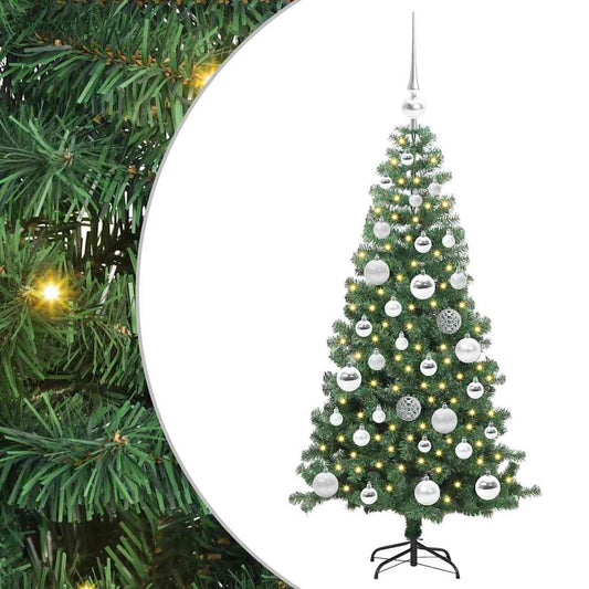 Christmas Tree with 150 LEDs with Stand Green 120 cm PVC Christmas Tree with 150 LEDs with Stand Green 120 cm PVC