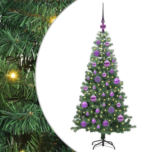Christmas Tree with 150 LEDs with Stand Green 120 cm PVC Christmas Tree with 150 LEDs with Stand Green 120 cm PVC