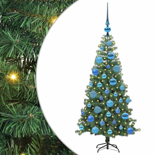 Christmas Tree with 150 LEDs with Stand Green 120 cm PVC Christmas Tree with 150 LEDs with Stand Green 120 cm PVC