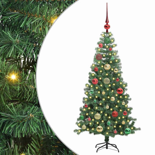Christmas Tree with 150 LEDs with Stand Green 120 cm PVC Christmas Tree with 150 LEDs with Stand Green 120 cm PVC