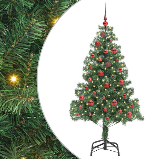 Christmas Tree with 150 LEDs with Stand Green 150 cm PVC Christmas Tree with 150 LEDs with Stand Green 150 cm PVC